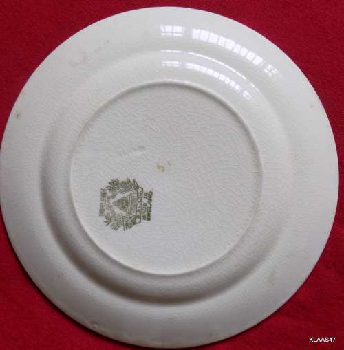 VINTAGE - Burleigh Ware - B&L. Ltd - Made in England - ART DECO - 15cm Side plate