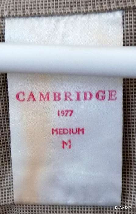 SADF - STEP OUT S/SLEEVE SHIRT - MEDIUM - CAMBRIDGE 1977