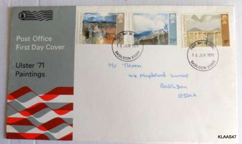 GB - Ulster `71 (Paintings) - FDC