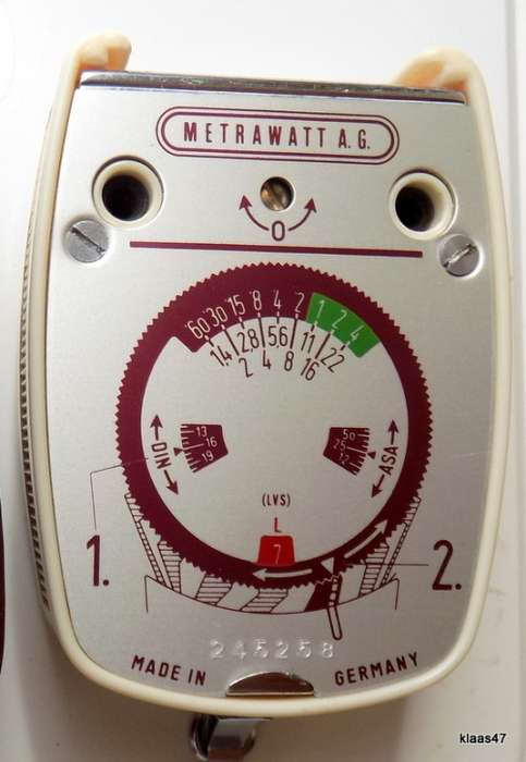 Vintage - Horvex 3 - Light Meter - Metrawatt A.G. - Made in Germany - In case - no strap