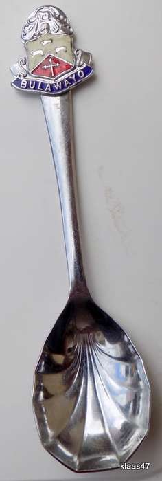 Bulawayo - Crested Spoon - Chrome plate