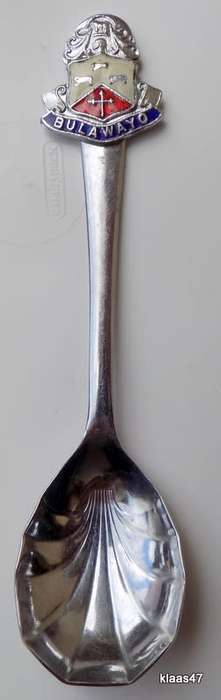 Bulawayo - Crested Spoon - Chrome plate