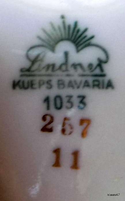 Lindner Kueps Bavaria Three point Vase Table Centrepiece