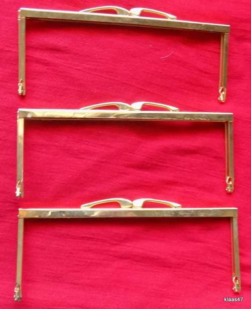 Clasp for handbag or purse - 16cm long - there are 5 in this lot.