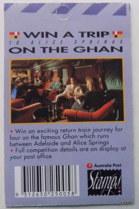 Australia - 1993 Booklet - Trains - with 10 Self Adhesive stamps