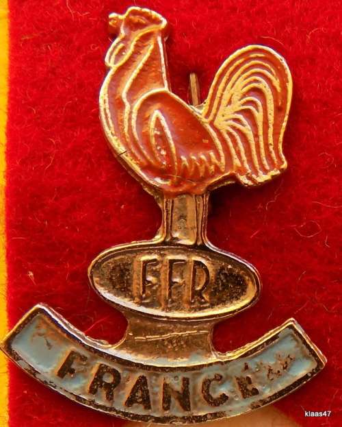 Vintage France Rugby stick pin badge