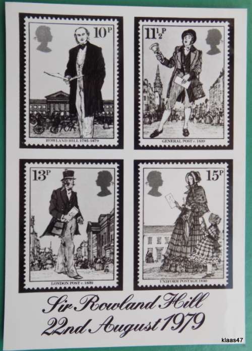 GB - Sir Rowland Hill - 1979 - Photo Essay  - 148x94mm