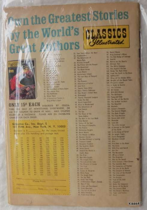 Classics Illustrated - No. 12 - 1966 - Rip Van Winkle - Washington Irving