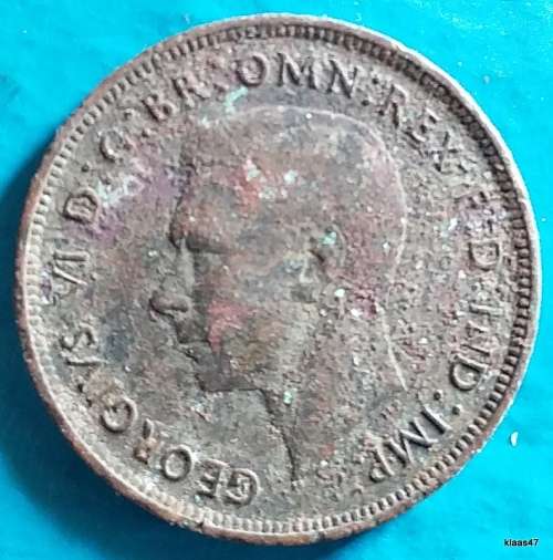 GB - George VI (with `IND:IMP`) - 1937 - One Penny - Bronze