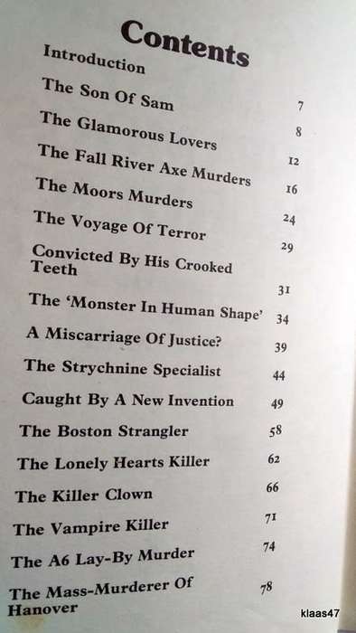 The World`s Most Infamous Murders - Roger Boar and Nigel Blundell - Hardcover