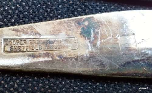 Vintage Silver Plated Claw Ice Tong - Cooper Bros and Sons Ltd Sheffield England