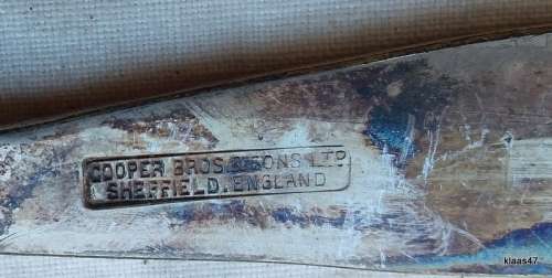 Vintage Silver Plated Claw Ice Tong - Cooper Bros and Sons Ltd Sheffield England