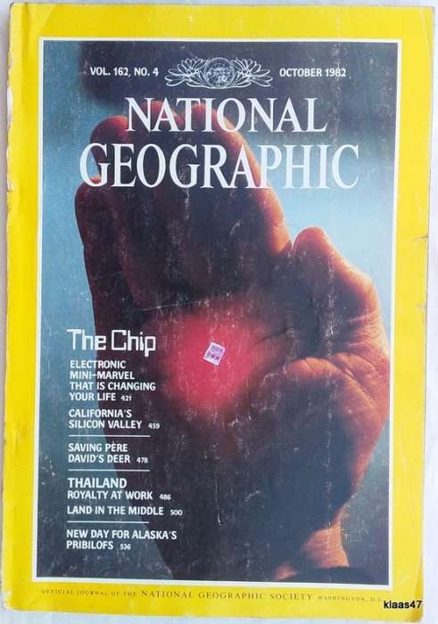National Geographic Magazine - The Chip - Vol 162 No.4 Oct 1982