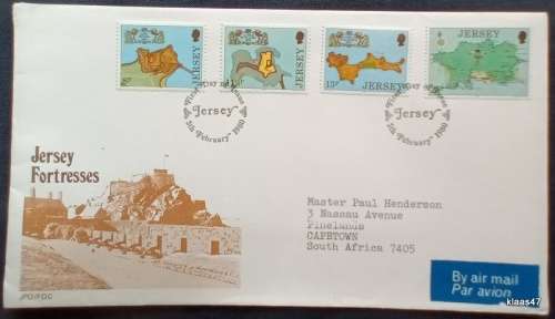 Jersey - 1980 - Fortresses - FDC