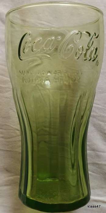 Coca-Cola Contour Gree Drinking glass Fifa World Cup 2010 South Africa