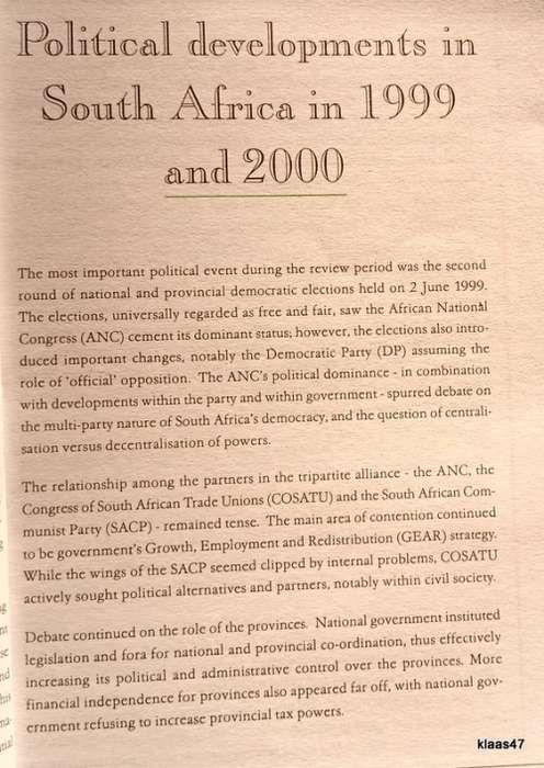 Development Update - The Voluntary Sector and Development in South Africa 1999/2000 Vol.3 No.3