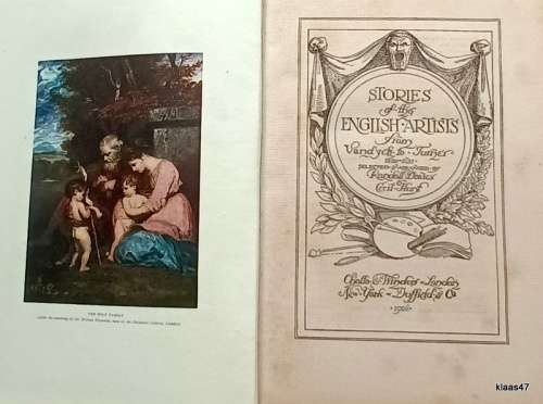 Stories of the English Artists  1600-1851 - Hardcover 1908
