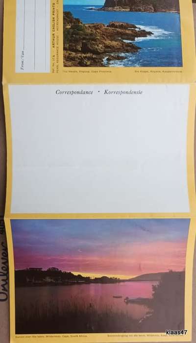 Arthur English Scenic Letter Card - Unused - Cape Province