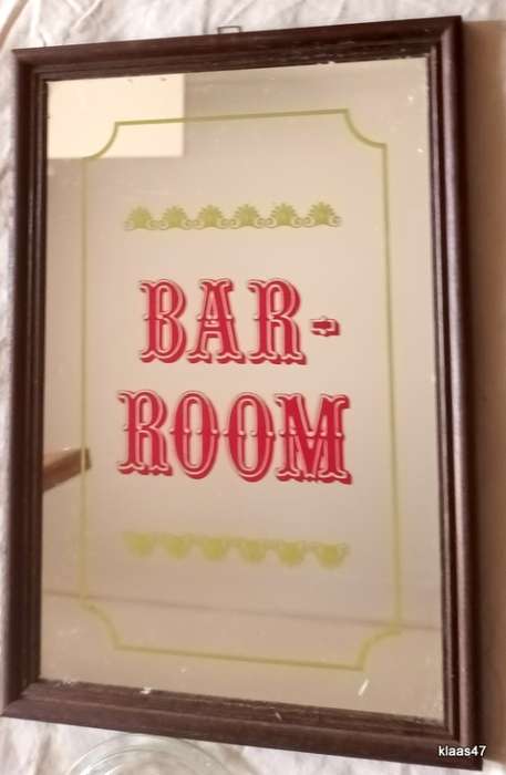 Bar Mirror Sign - Bar-Room