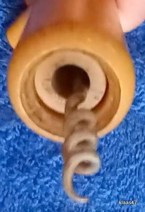 Vintage Wooden  Corkscrew