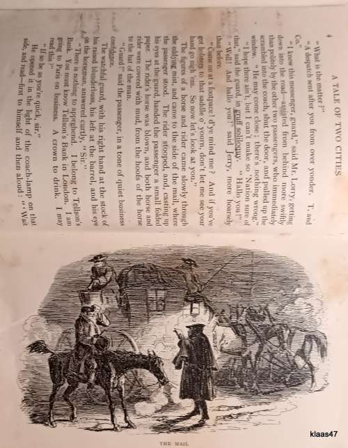 A Tale of Two Cities - Charles Dickens - Hardcover (Abridged and Edited J Connolly)1906