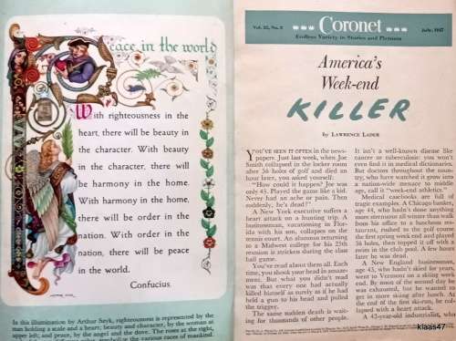 Vintage - Coronet Magazine - Vol 22 No.3 - July 1947