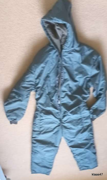 Rain Wear - One Piece Padded Rain Suit - Mens S Navy