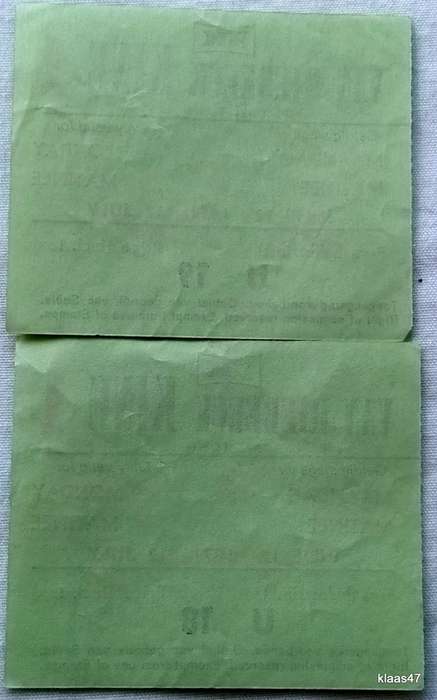 Van Riebeeck Kine 1 (Cape Town) - July 1971 - Monday Matinee - 2 Tickets