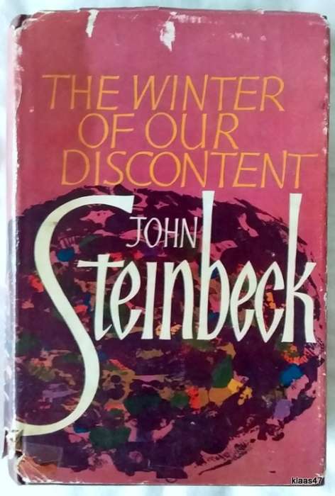 The Winter Of Our Discontent - John Steinbeck - Hardcover 1961