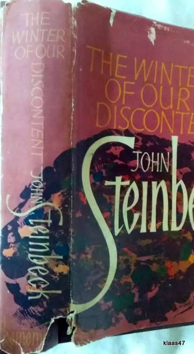 The Winter Of Our Discontent - John Steinbeck - Hardcover 1961