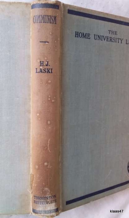 Communism - Harold J  Laski -  Hardcover 1932 reprint