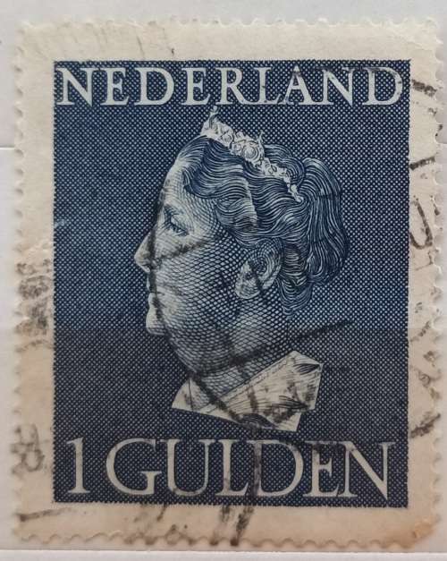 Netherlands - 1945 - Queen Wilhelmina - 1 Used stamp