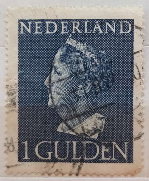 Netherlands - 1945 - Queen Wilhelmina - 1 Used stamp