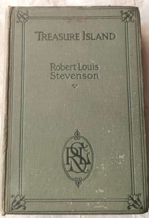 Treasure Island - Robert Louis Stevenson - Hardcover (Inscription `49)