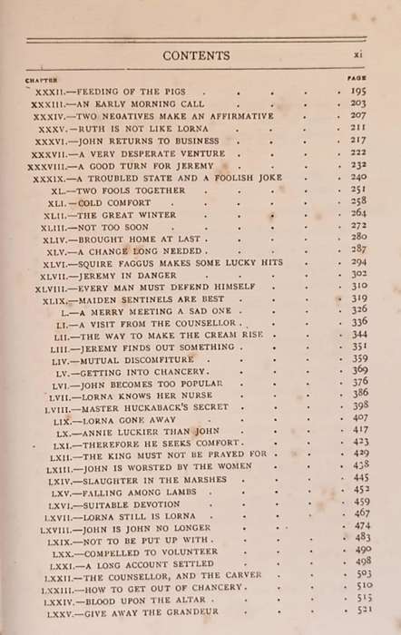 Lorna Doone: A Romance of Exmoor - R D Blackmore - Hardcover 1882