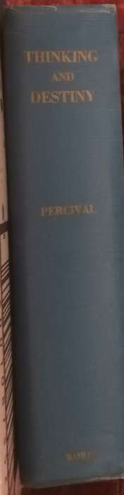 Thinking and Destiny - Harold W Percival - Hardcover 1961 Fourth Printing