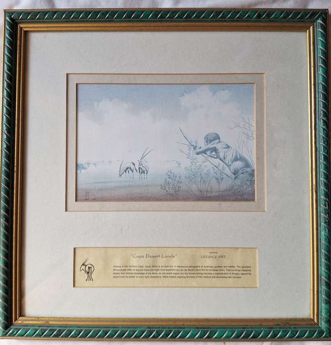 FRAMED PRINT `CAPE DESERY LANDS` BY MIKE ELLIOTT