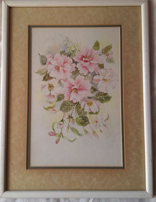 Framed Print of Pink Flowers
