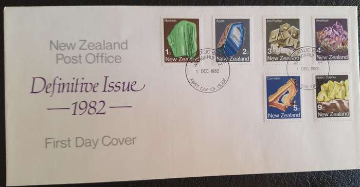 New Zealand 1982 Definitive Minerals FDC