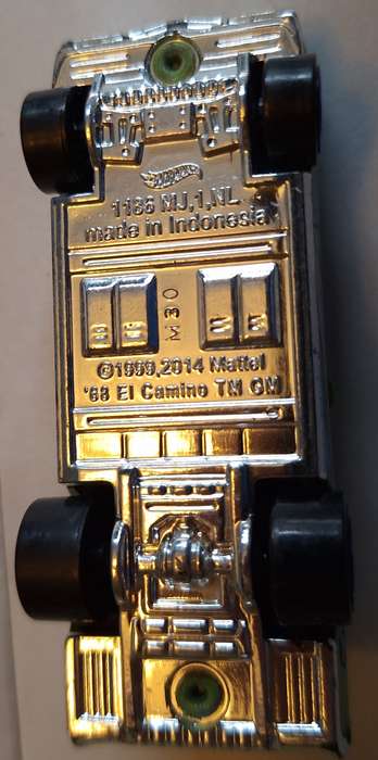 HOT WHEELS MATTEL 2014 `68 El Camino MADE IN MALAYSIA