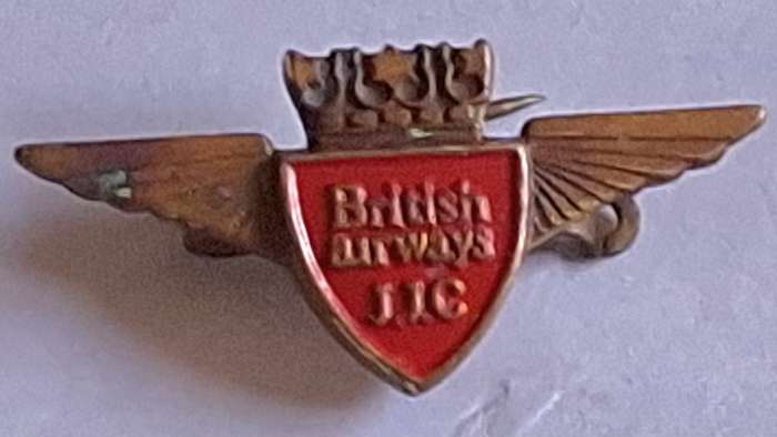 Vintage British Airways J.J.C. Junior Jet Club Kiddie Wings