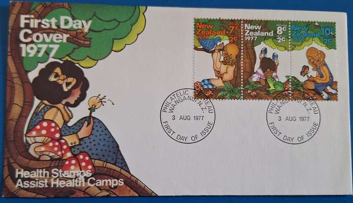 New Zealand 1977 Health Issue Stamps FDC