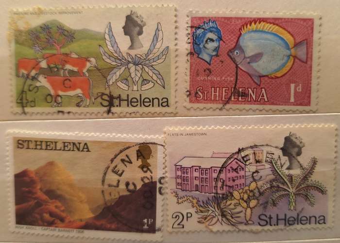 St Helena Mixed Lot of 3 Used stamps
