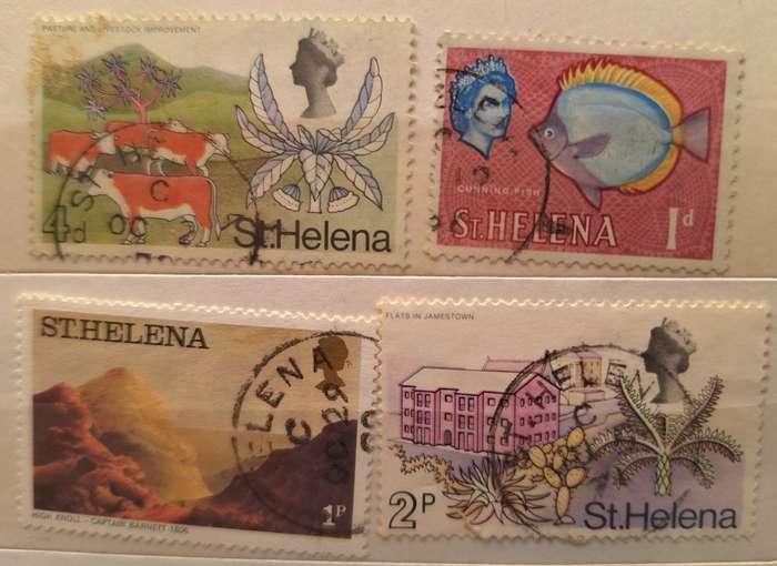 St Helena Mixed Lot of 3 Used stamps