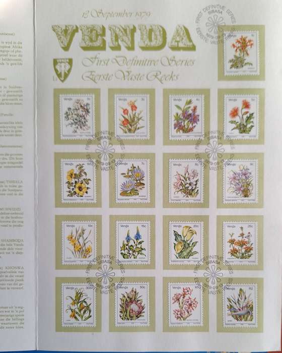 Venda 1979 First Definitive Series Folder 1.1 in Envelope