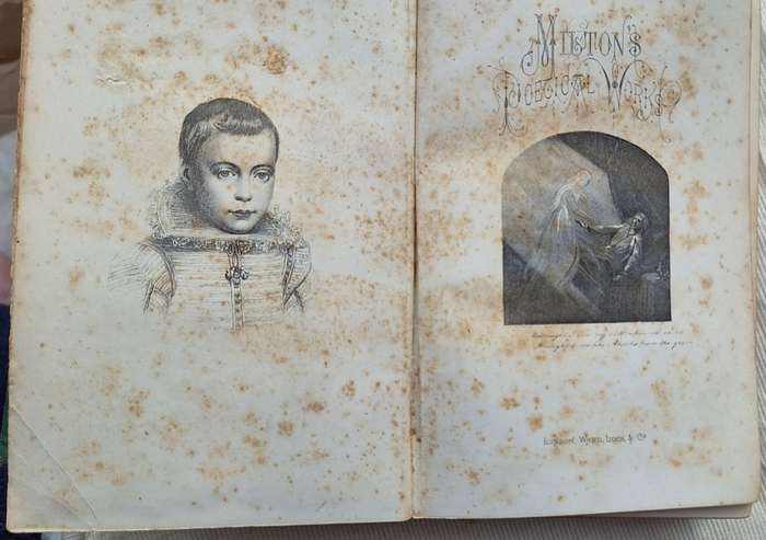 Milton`s Poetical Works Moxons Popular Poets Ed: W M Rossetti Hardcover
