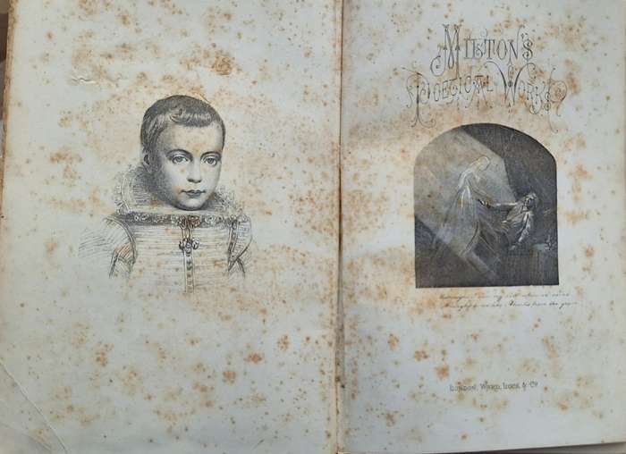 Milton`s Poetical Works Moxons Popular Poets Ed: W M Rossetti Hardcover