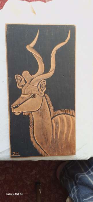 Wood Wall Hinging of Buck