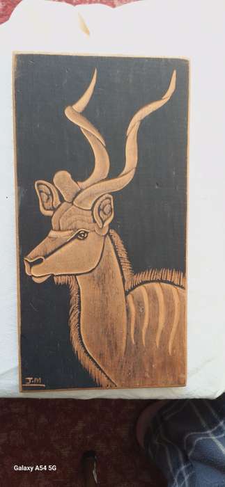 Wood Wall Hinging of Buck