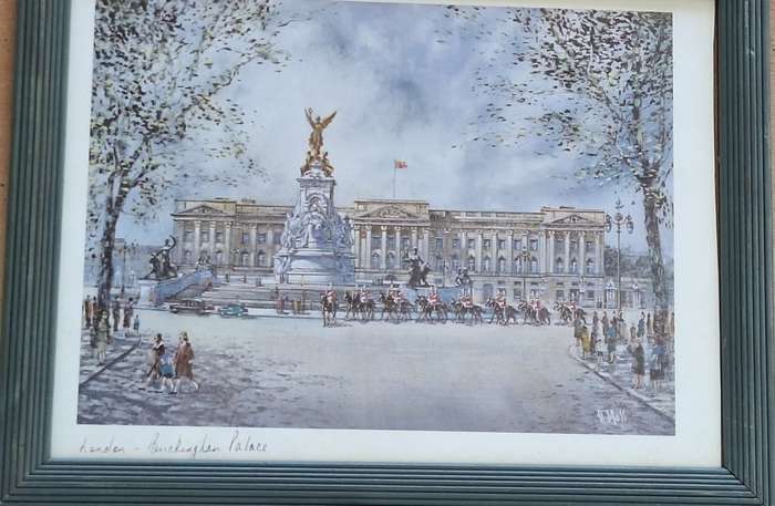 Framed Print of Buckingham Palace by H Moss